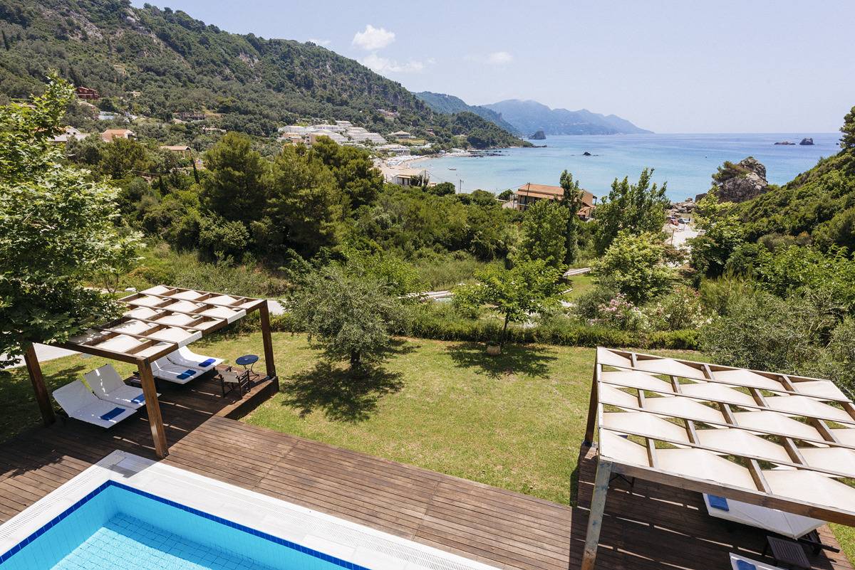 Villa für 8 Personen mit Garten in Pelekas, Korfu