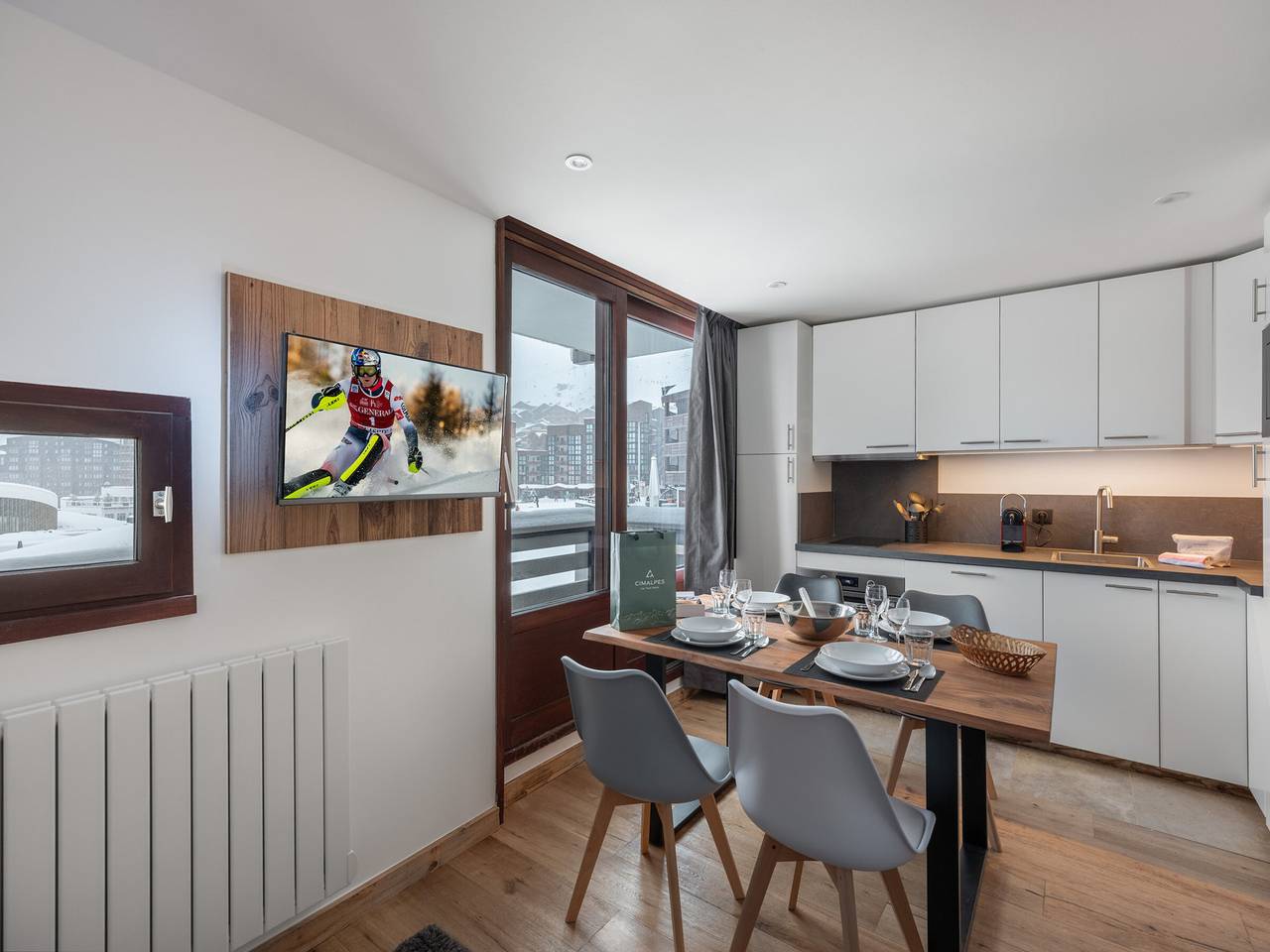 Appartamento intero, Renovated Ski-In/Ski-Out Apartment in the Heart of Val Thorens in Val Thorens, Le tre valli