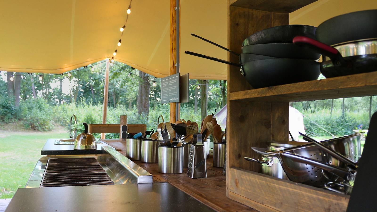 Vakantiepark Breebronne — Glamping-Zelt in Maasbree, Limburg (Niederlande)