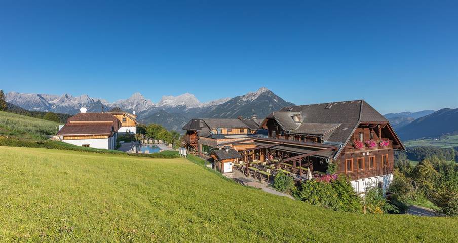 Ferienhaus für 8 Personen, mit Sauna und Pool sowie Ausblick und Garten, kinderfreundlich in Österreich - 2