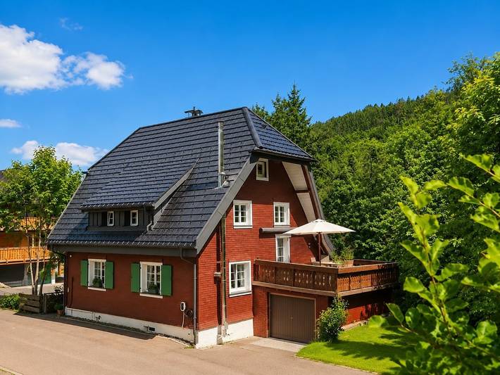 Ferienhaus für 6 Personen, mit Balkon und Terrasse sowie Garten und Sauna in St. Blasien