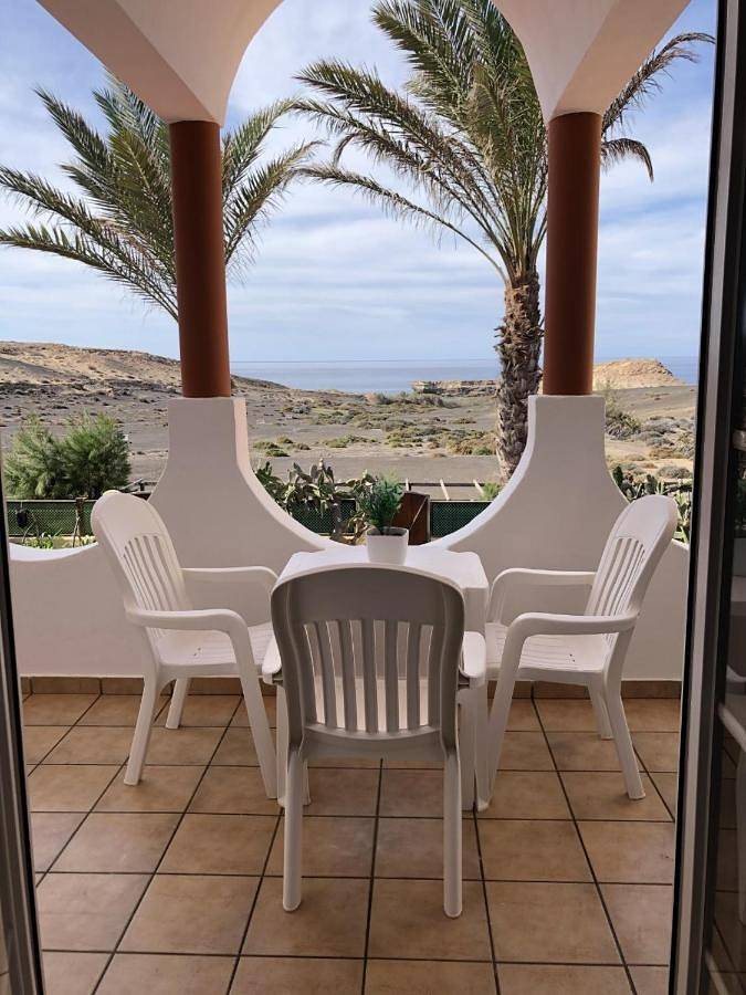 Ganze Wohnung, Apartamento con terraza y vistas al mar - petfiendly in La Pared, Pájara