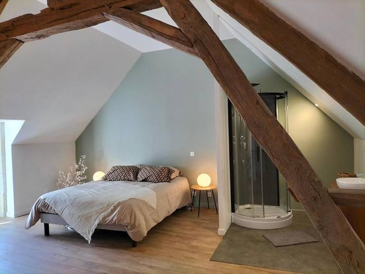 Maison de vacances pour 6 personnes, avec jardin ainsi que piscine et vue