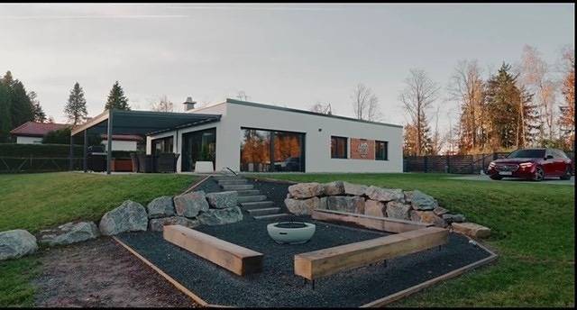 Ferienhaus für 7 Personen, mit Garten und Sauna