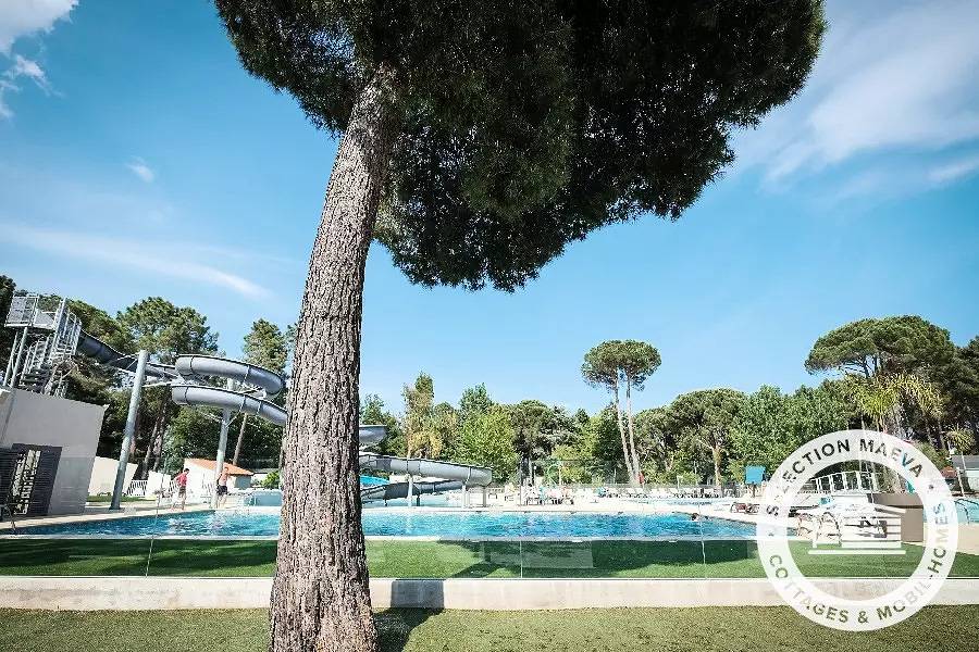 Stacaravan Comfort 4 Kamers 6 Personen Airconditioning + Tv in La Côte Vermeille, Argelès-sur-Mer