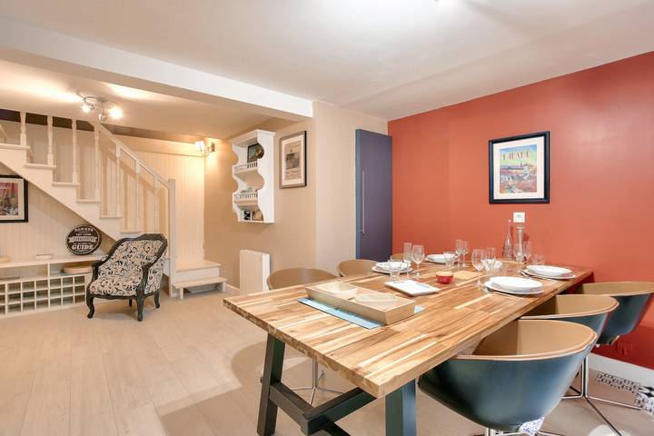 Maison de vacances pour 4 personnes, avec terrasse et jardin dans Plage de l'Ecluse