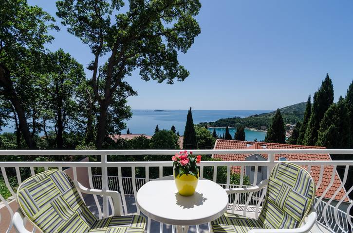 Holiday rental for 4 people, with balcony and ocean view in Srebreno