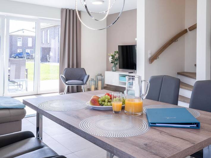 Ferienhaus für 4 Personen, mit Terrasse und Garten sowie Sauna