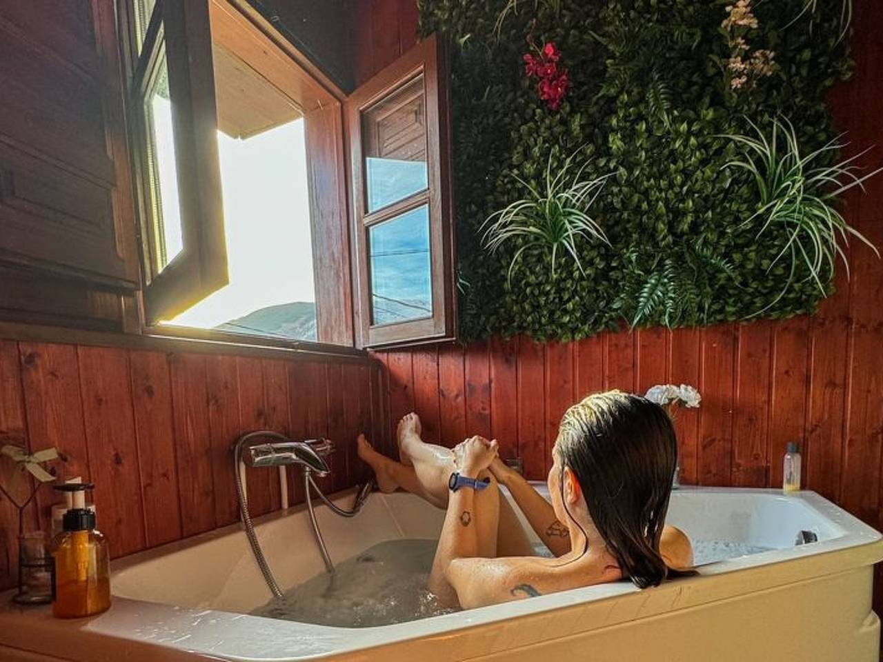 Berghütte mit Terrasse, Kamin und Jacuzzi in Teverga, Chaîne Cantabrique