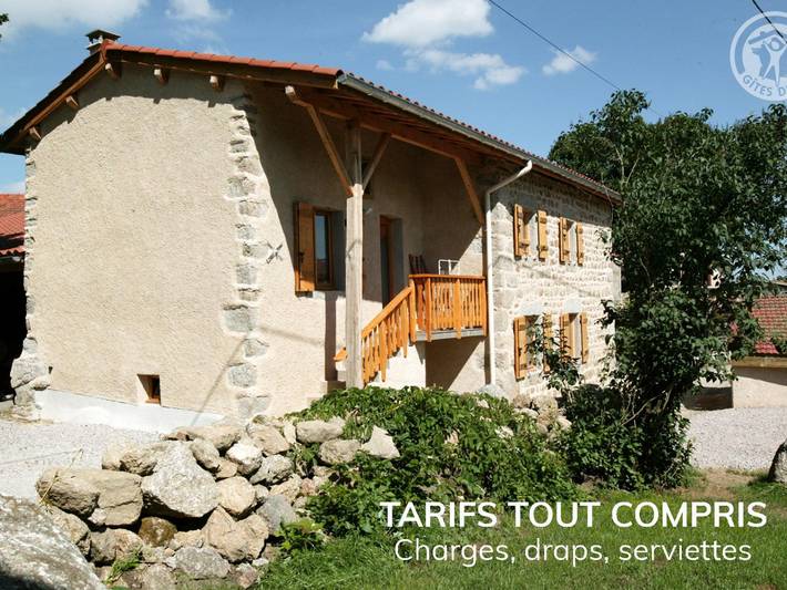 Gîte pour 2 personnes, avec Terrasse et Jardin