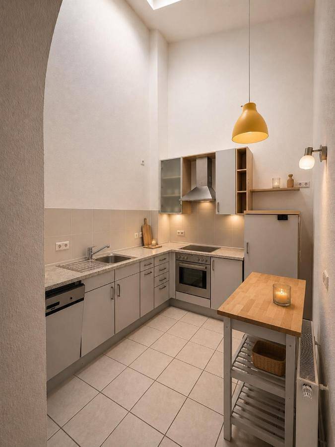 Ferienwohnung für 3 Personen, mit Balkon und Garten sowie Ausblick in Bad Schönborn - 2