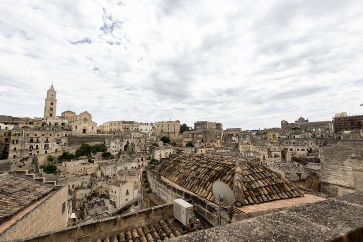 Gîte pour 4 personnes, avec Balcon et Terrasse à Matera