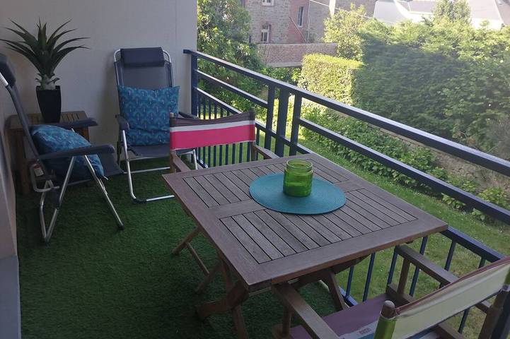 Ferienwohnung für 4 Personen, mit Balkon und Garten in Dinard