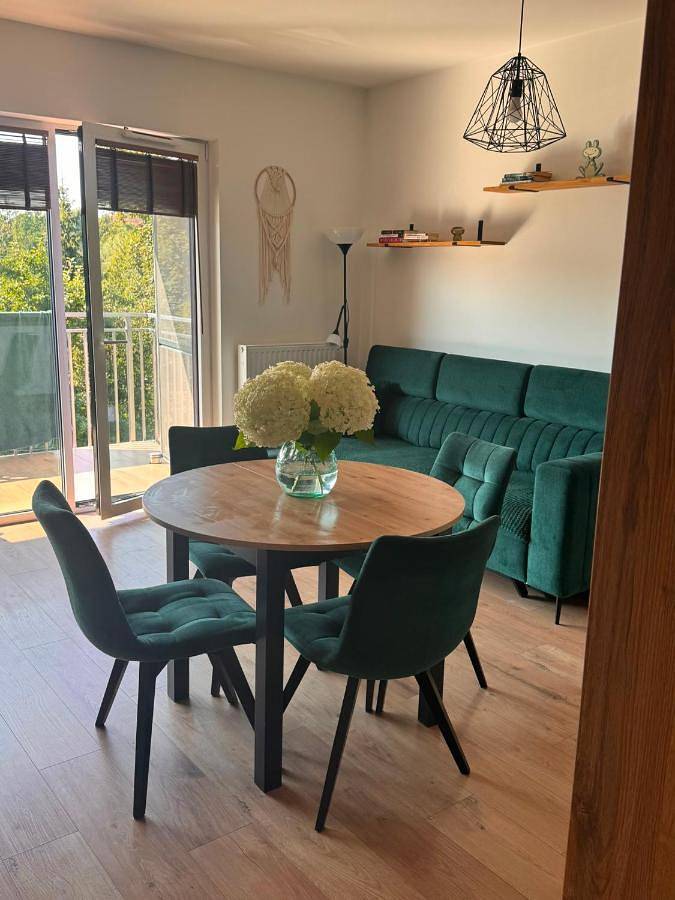 Ferienwohnung für 4 Personen, mit Terrasse und Seeblick sowie Ausblick in Sensburg