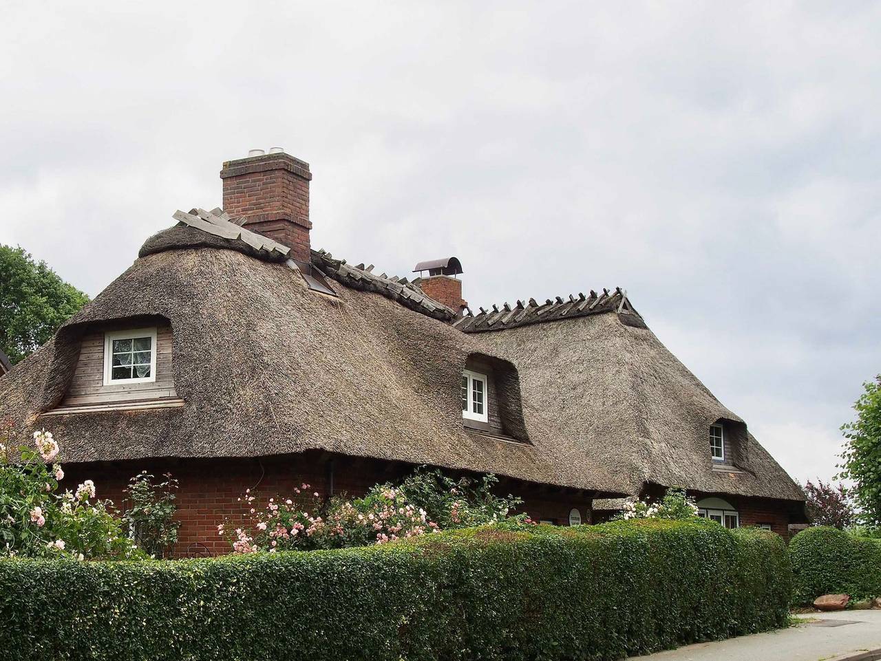 Ganze Ferienwohnung, Reetdachkate Dörphof Schuby, Ostsee - Sommerwohnung in Dörphof, Rendsburg-Eckernförde