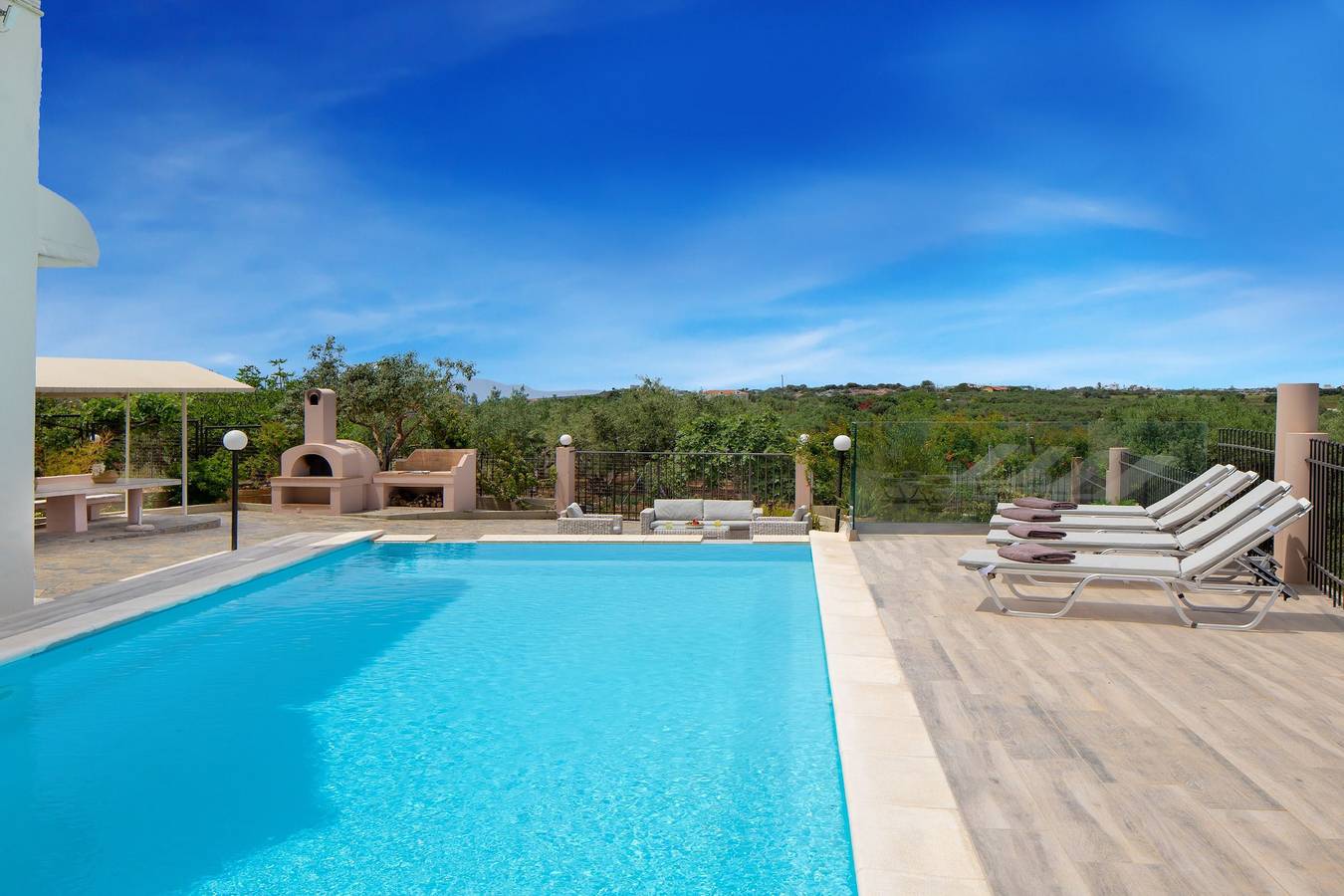 Villa für 9 Personen mit Meerblick in Chorafakia, Akrotiri (Chania)