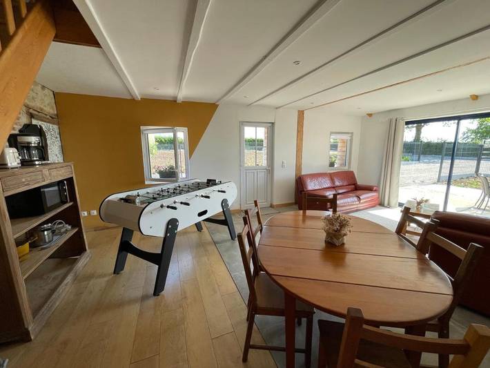 Maison de vacances pour 4 personnes, avec terrasse ainsi que jardin et vue