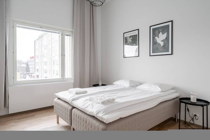 Ganze Wohnung, Brand New 2Br Apartment with Sauna and Balcony next to Tammela Stadion - "Puistotie" in Pirkanmaa
