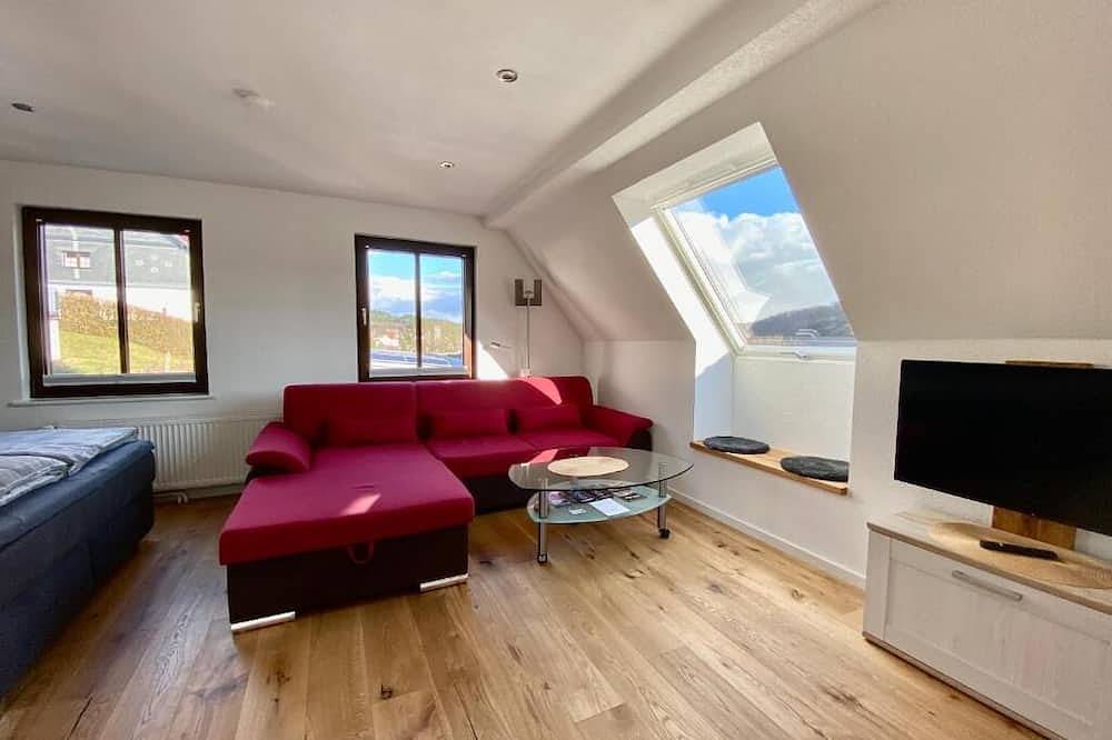 Ganze Wohnung, \"Ruhe und Natur erleben\" im Apartmenthaus Ruhezeit Apartment \"Salzböde\" in Bad Endbach, Naturpark Lahn-Dill-Bergland