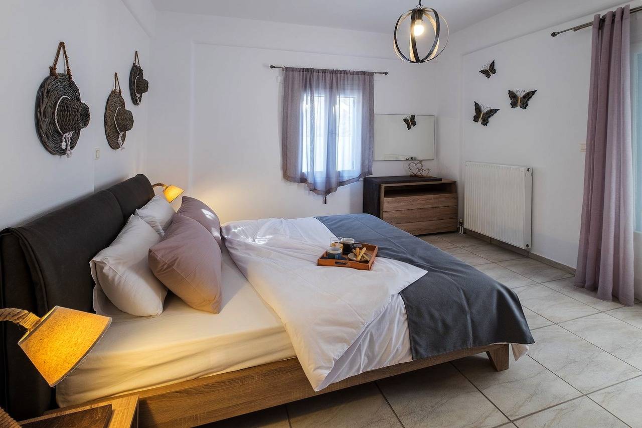 Villa Anfitrite con impresionantes vistas al mar y piscina privada. in Paros