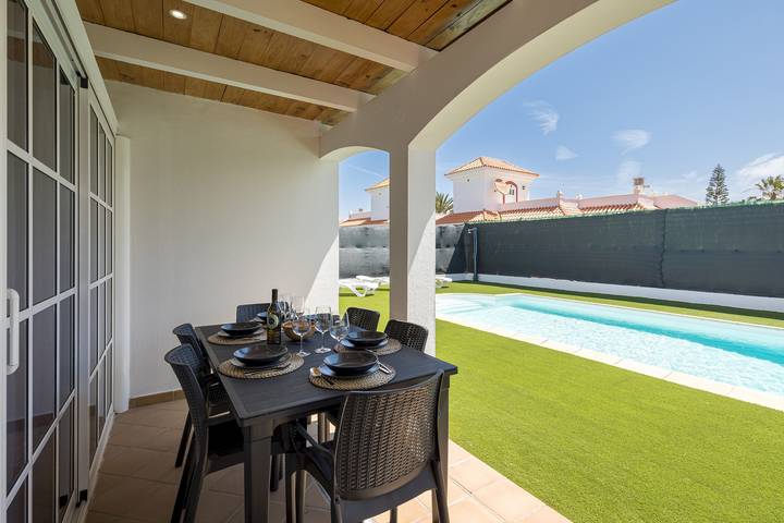 Casa rural para 8 personas, con jardín además de piscina y terraza en Antigua - 4