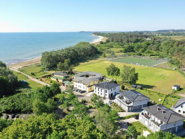 Ferienhaus mit Meerblick für 6 Personen, mit Garten und Sauna sowie Terrasse, mit Haustier in Göhren