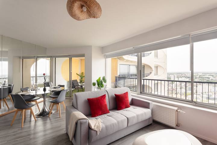Appartement de vacances pour 4 personnes, avec Balcon et Terrasse dans 