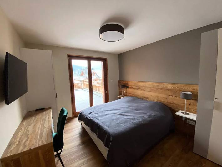 Ganze Wohnung, Luxus-Wohnung - Plein Sud - 90m2 - Blick auf die Hänge - 9 Pers. in Montgenèvre, Briançon und Umgebung