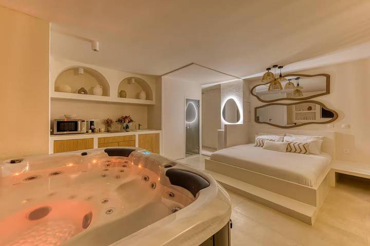 Appartement de vacances pour 2 personnes, avec jardin et jacuzzi