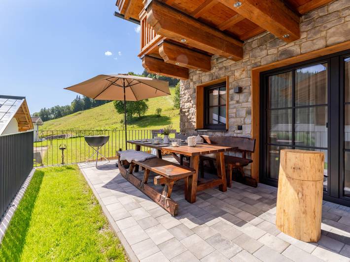 Chalet für 10 Personen, mit Balkon und Garten sowie Sauna im Salzburger Land - 2