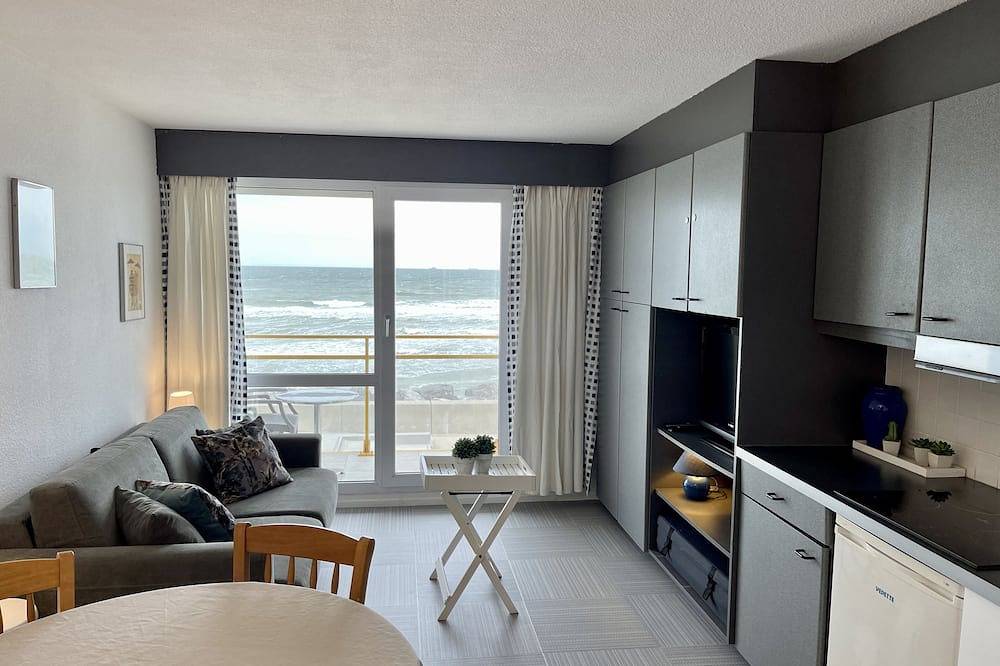 Entire apartment, Studio by the sea, facing the dike of Wissant, very well located. in Wissant, Boulogne-sur-Mer region