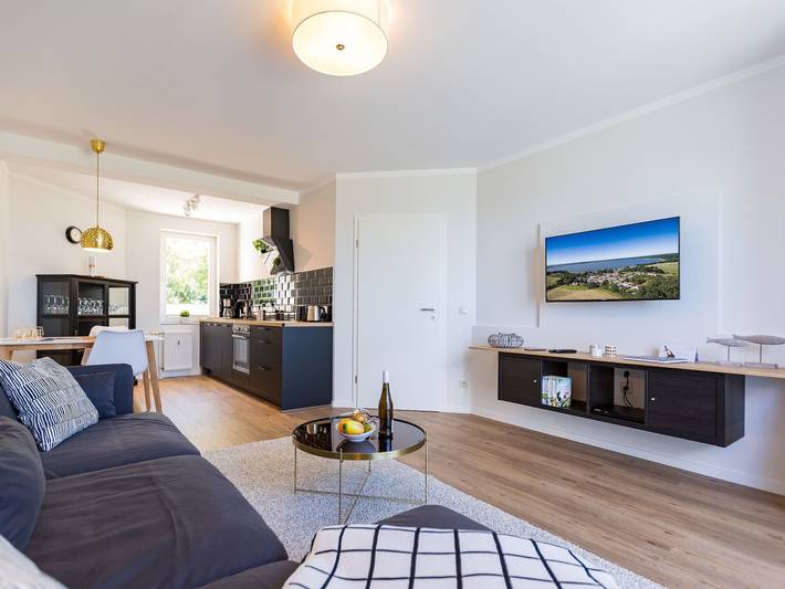 Ferienwohnung für 2 Personen, mit Sauna und Garten sowie Seeblick und Terrasse - 1