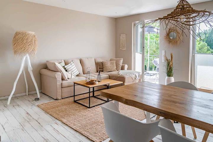 Ferienwohnung für 4 Personen, mit Garten und Sauna in Kühlungsborn