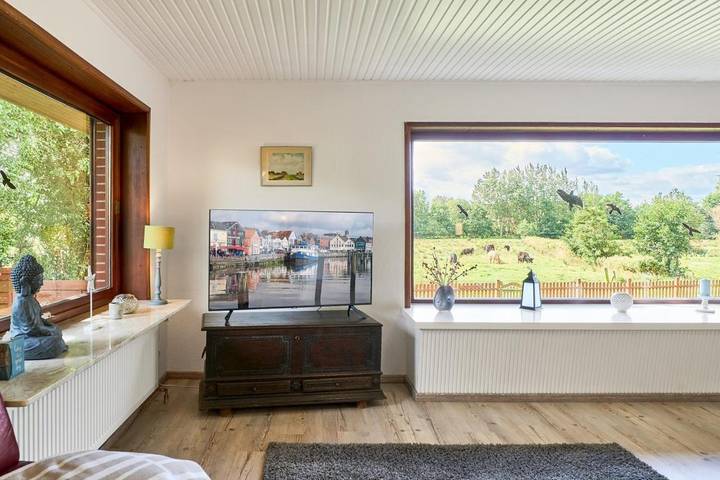 Ferienhaus für 4 Personen, mit Terrasse und Garten sowie Ausblick in Lund (Husum)