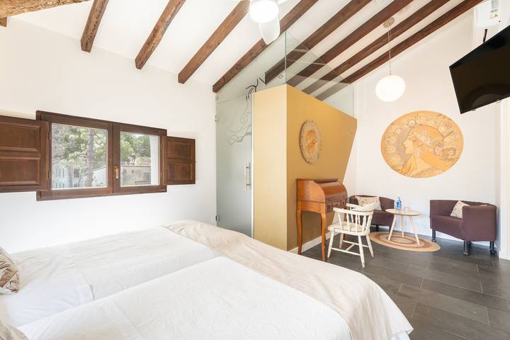 Habitación 'Sol' con vistas a la montaña, Wi-Fi y aire acondicionado in Navajas, Provincia de Castellón