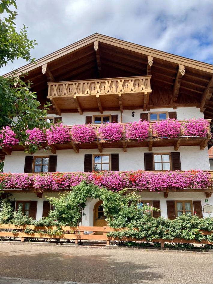 Bauernhaus für 2 Personen, mit Balkon und Terrasse sowie Garten am Chiemsee
