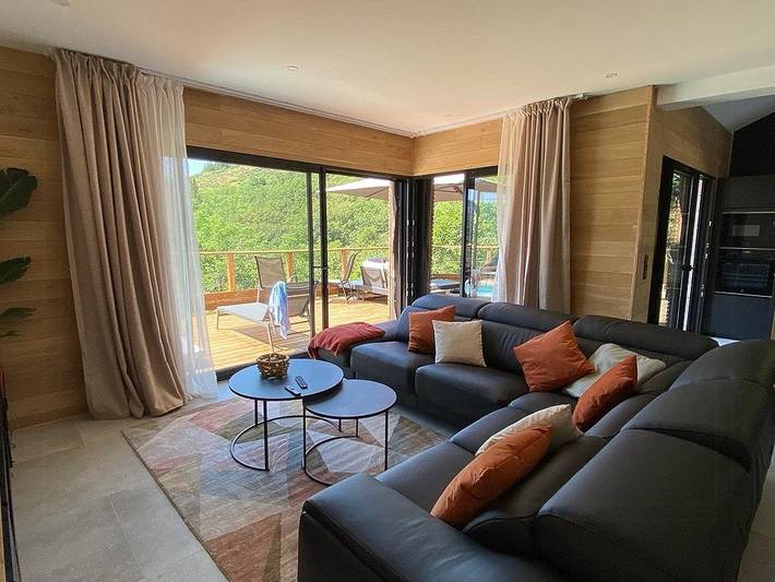Villa contemporaine avec vue sur le Mont-Lozère in Pont-de-Montvert-Sud-Mont-Lozère, Parc national des Cévennes