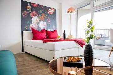 Gîte pour 2 personnes, avec balcon à Augsbourg
