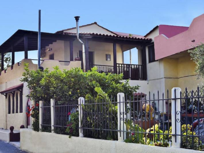 Appartement de vacances pour 3 personnes, avec Balcon ainsi que Terrasse et Jardin