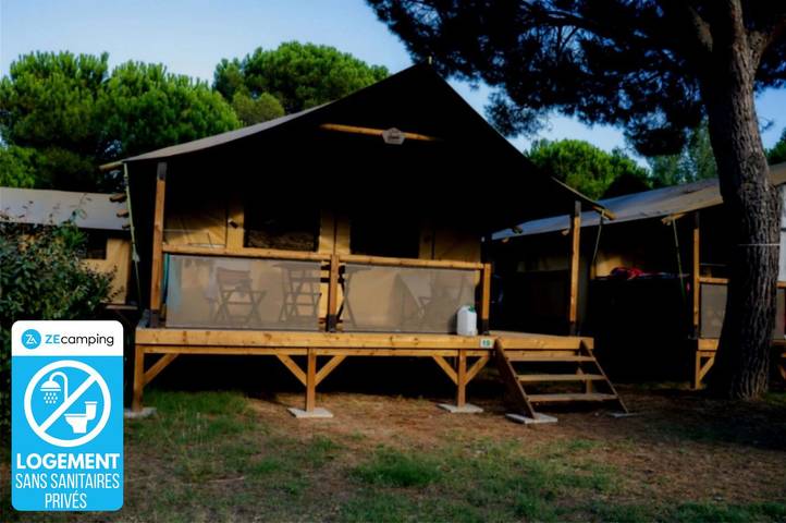 Camping pour 5 personnes, avec bassin pour enfant à Sérignan - 2