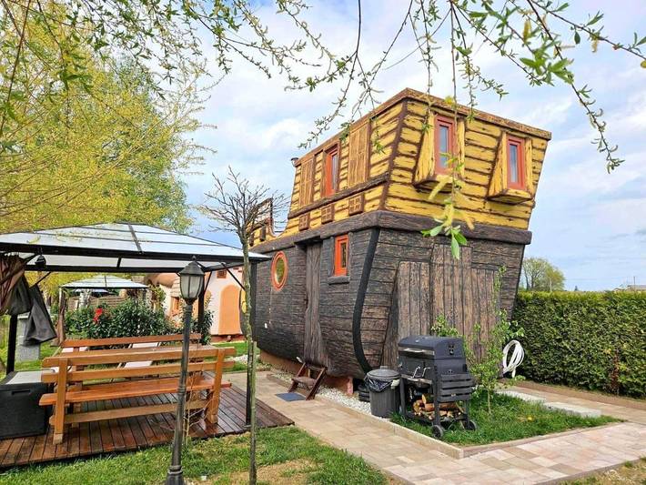 Ferienpark für 4 Personen, mit Seeblick und Garten sowie Ausblick, mit Haustier in Slowenien - 4