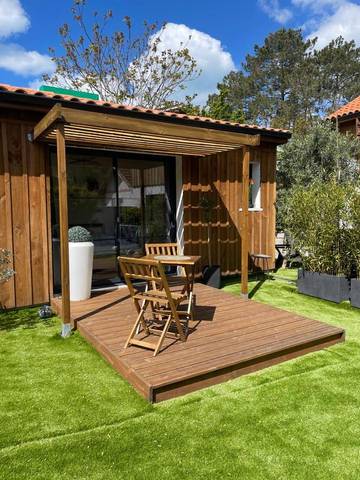 Cottage pour 2 personnes, avec jardin et terrasse, animaux acceptés dans Lac de Lacanau