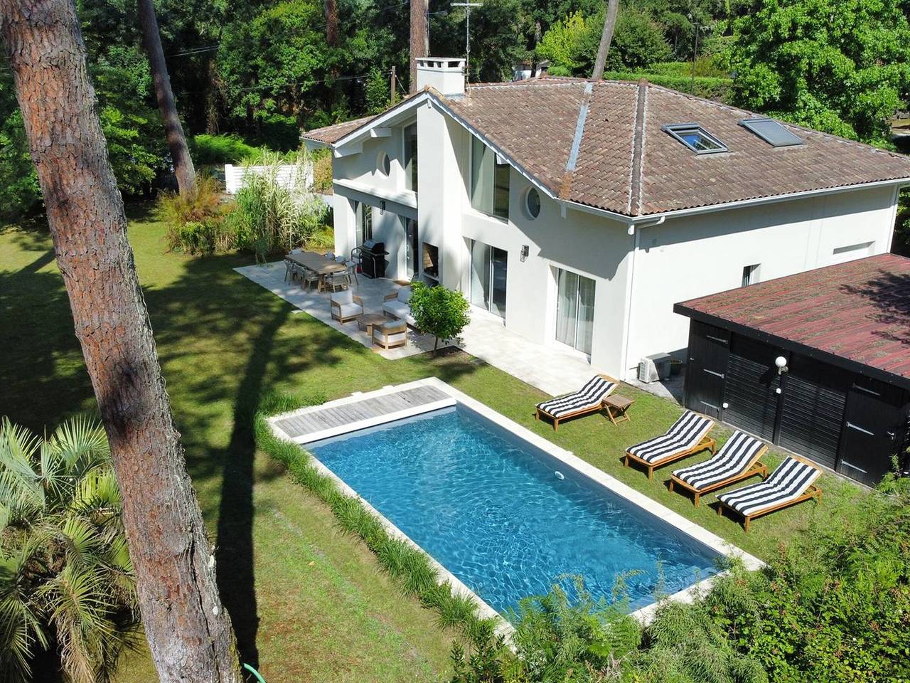 Villa voor 10 personen met tuin in Hossegor, Dax en omgeving