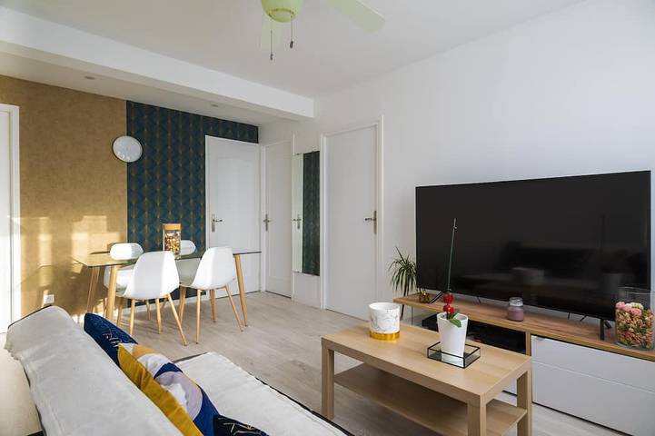 Appartement de vacances pour 6 personnes, avec Balcon et Jardin