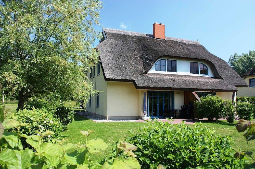 4 Sterne Reetdachhaus Hasel 1 mit Sauna, Kamin, Wlan - Dhh Hasel 1 in Puddemin, Poseritz