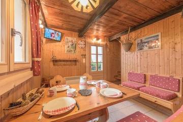 Chalet für 4 Personen, mit Garten und Balkon in Châtel