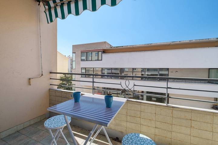 Appartement de vacances pour 4 personnes, avec Balcon à Antibes