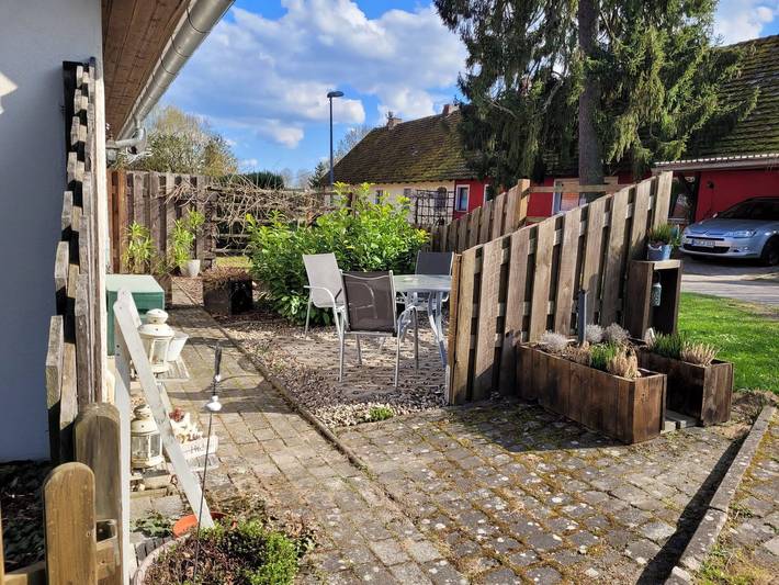 Ferienwohnung für 4 Personen, mit Garten und Terrasse, mit Haustier