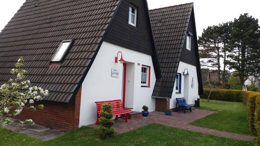 Ferienhaus mit meerblick für 4 Personen, mit Terrasse und Garten in Ostfriesland