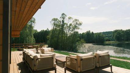 Cottage pour 12 personnes, avec vue ainsi que jardin et vue sur le lac, animaux acceptés à Gamaches